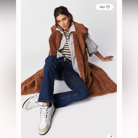 FREE PEOPLE Cozy Time Vest Brown NEW WITHOUT TAG - Picture 10 of 12